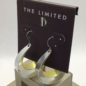 The Limited Silver & Gold Double Hoop Earrings